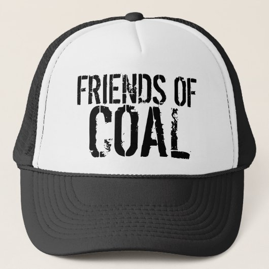 Friends of Coal Trucker Hat Trucker Pet (Voorkant)