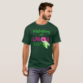 Friends of Laura Fight with Laura Dark Tshirt (Voorkant volledig)