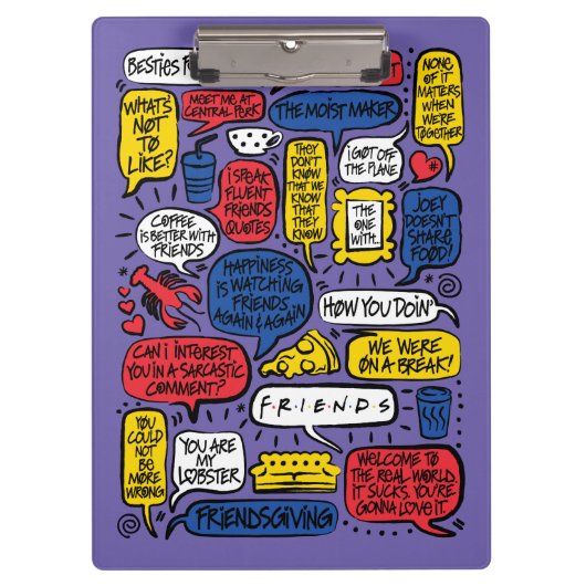 FRIENDS™-offertes Klembord (Voorkant)