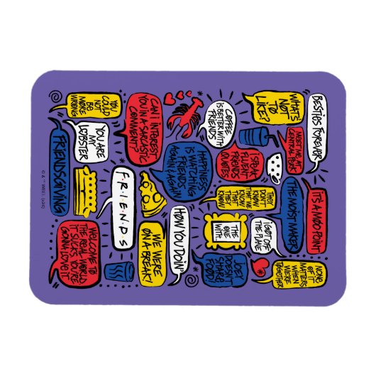 FRIENDS™-offertes Magneet (Horizontaal)