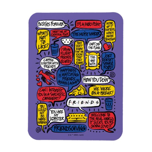 FRIENDS™-offertes Magneet (Verticaal)