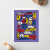 FRIENDS™-offertes Notitiekaartje (Voorkant / Achterkant in situ)