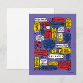 FRIENDS™-offertes Notitiekaartje (Voorkant / Achterkant)