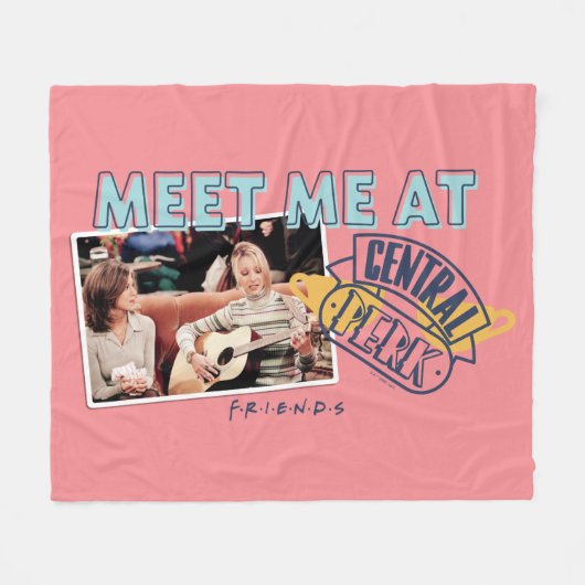 FRIENDS™ | Ontmoet me bij Central Perk Fleece Deken (Voorkant (Horizontaal))