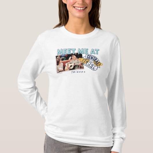 FRIENDS™ | Ontmoet me bij Central Perk T-shirt (Voorkant)