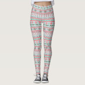 FRIENDS™ | Oogzalig kerstpatroon Leggings (Voorkant)