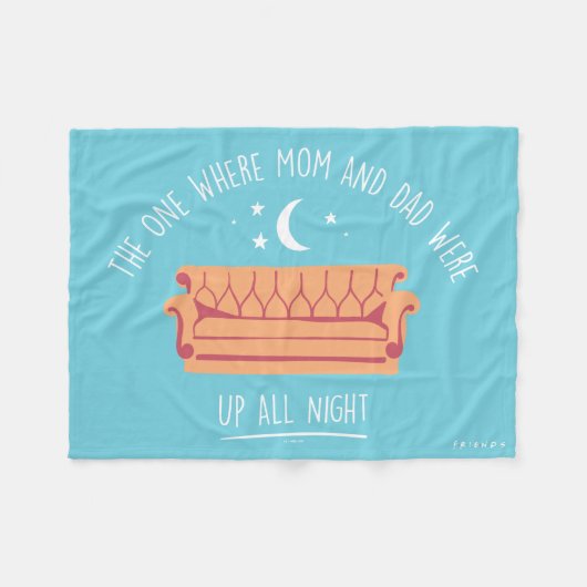 FRIENDS™ | Op de hele nacht Fleece Deken (Voorkant (Horizontaal))
