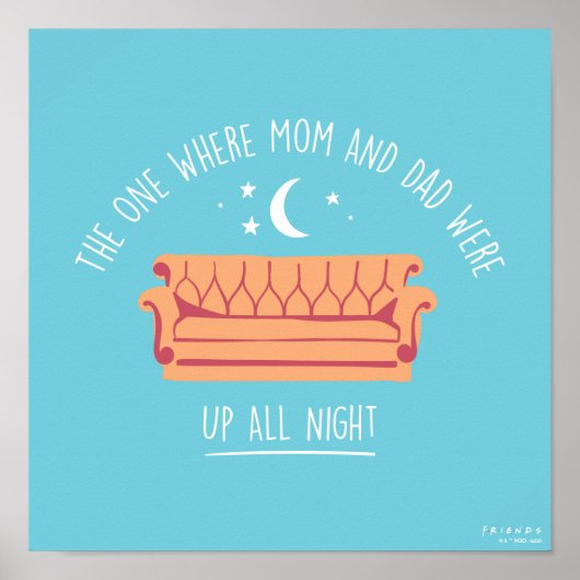 FRIENDS™ | Op de hele nacht Poster (Voorkant)