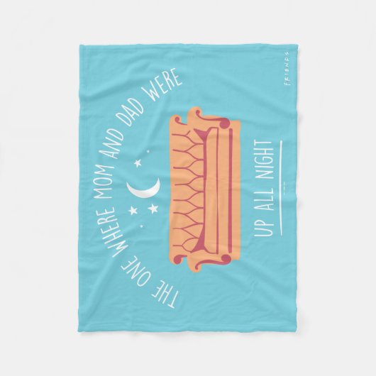 FRIENDS™ | Op Tot Laat Fleece Deken (Voorkant)
