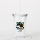 FRIENDS™ | Oude bok en rol Acryl Drinkbeker (Voorkant)