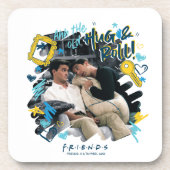 FRIENDS™ | Oude bok en rol Bier Onderzetter (Voorkant)