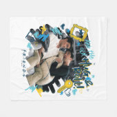 FRIENDS™ | Oude bok en rol Fleece Deken (Voorkant (Horizontaal))