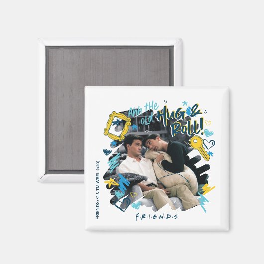 FRIENDS™ | Oude bok en rol Magneet (Voorkant / Achterkant)