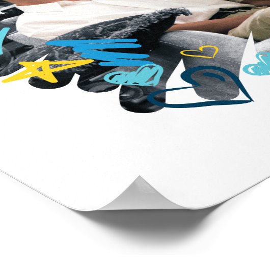 FRIENDS™ | Oude bok en rol Poster (Hoek)