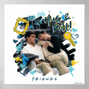 FRIENDS™   Oude bok en rol Poster