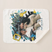 FRIENDS™ | Oude bok en rol Sherpa Deken (Voorkant (horizontaal))