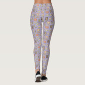 FRIENDS™ | Paars Iconenpatroon Leggings (Achterkant)