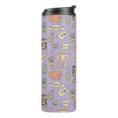 FRIENDS™ | Paars Iconenpatroon Thermosbeker (Gedraaid links)