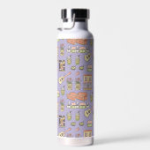 FRIENDS™ | Paars Iconenpatroon Waterfles (Rechts)
