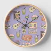 FRIENDS™ | Paars Pictogrampatroon (Voorkant)