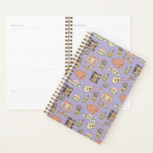 FRIENDS™ | Paars Pictogrampatroon Planner (Display)