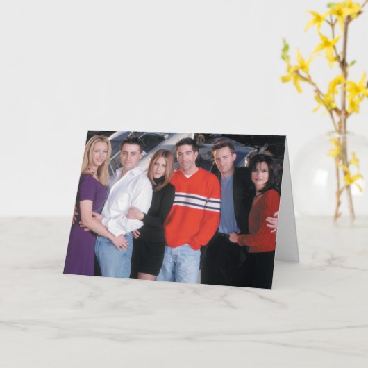 FRIENDS™ | Paren in straatkleding Kaart (Gele Bloem)