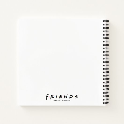 FRIENDS™ | Paren in straatkleding Notitieboek (Achterkant)