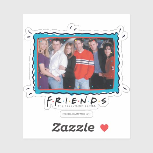 FRIENDS™ | Paren in straatkleding Sticker (Vel)