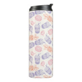FRIENDS™ | Pastel Central Perk Patroon Thermosbeker (Gedraaid links)