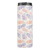 FRIENDS™ | Pastel Central Perk Patroon Thermosbeker (Achterkant)