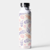 FRIENDS™ | Pastel Central Perk Patroon Waterfles (Links)