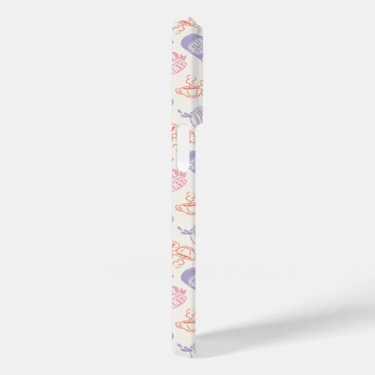 FRIENDS™ | Pastel Central Perk Pattern Case-Mate iPhone Case (Achterkant / Rechts)