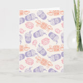 FRIENDS™ | Pastel Central Perk Pattern Kaart (Voorkant)