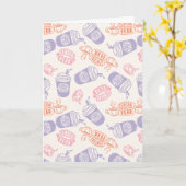 FRIENDS™ | Pastel Central Perk Pattern Kaart (Gele Bloem)