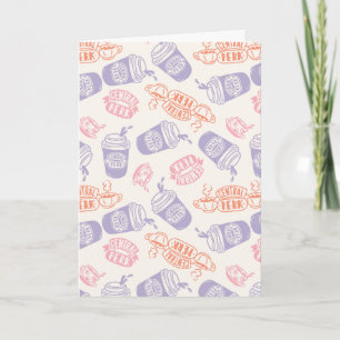 FRIENDS™ Pastel Central Perk Pattern Kaart