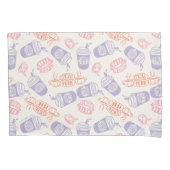 FRIENDS™ | Pastel Central Perk Pattern Kussensloop (Voorkant)