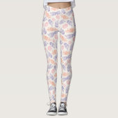 FRIENDS™ | Pastel Central Perk Pattern Leggings (Voorkant)