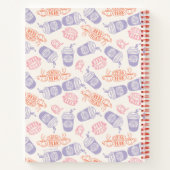 FRIENDS™ | Pastel Central Perk Pattern Notitieboek (Achterkant)