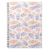FRIENDS™ | Pastel Central Perk Pattern Notitieboek (Voorkant)