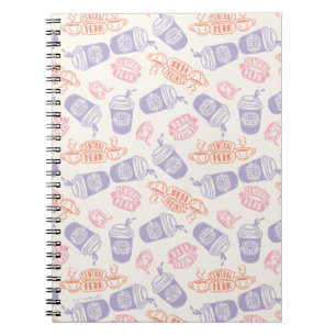 FRIENDS™   Pastel Central Perk Pattern Notitieboek