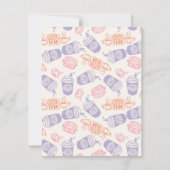 FRIENDS™ | Pastel Central Perk Pattern Notitiekaartje (Voorkant)