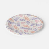 FRIENDS™ | Pastel Central Perk Pattern Papieren Bordje (Gekanteld)