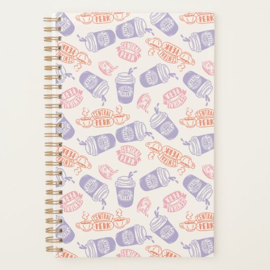 FRIENDS™ | Pastel Central Perk Pattern Planner (Voorkant)