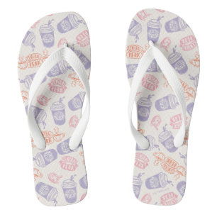 FRIENDS™   Pastel Central Perk Pattern Teenslippers