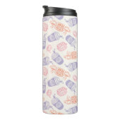 FRIENDS™ | Pastel Central Perk Pattern Thermosbeker (Geroteerd rechts)