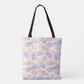 FRIENDS™ | Pastel Central Perk Pattern Tote Bag (Achterkant)