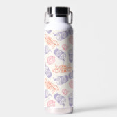 FRIENDS™ | Pastel Central Perk Pattern Waterfles (Voorkant)
