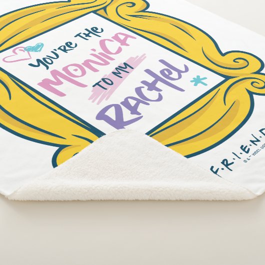 FRIENDS™ Peephole | Jij bent de Monica voor mijn R Sherpa Deken (3/4)