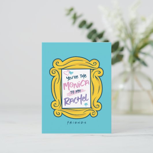 FRIENDS™ Peephole | Jij bent de Monica voor mijn R Uitnodiging Briefkaart (Staand voorkant)