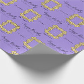 FRIENDS™ | Peephole Lijst Happy Birthday Cadeaupapier (Hoek)